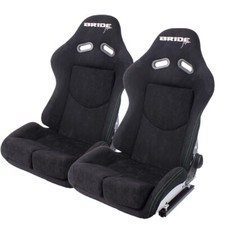 2PCS Large Size BRIDE Seats Racing Seats+Carbon Fiber Shell+Adjustable Backrest picture