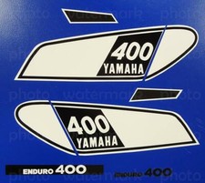 1975 Yamaha DT400 8pc tank + side cover graphic decal graficos sticker aufkleber picture