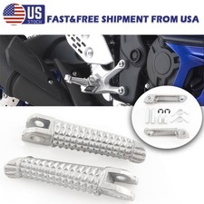 Front Foot Peg Rest Footrest Pedal For Yamaha YZF R1 R3 R6 FZ07 FZ09/FZ6 1994~24 picture
