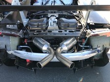 Lamborghini Huracan Super Trofeo silenced muffler - Burns Stainless picture