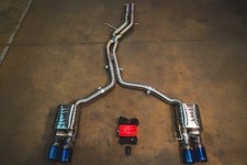 Valvetronic Designs B8 B8.5 Exhaust Burnt Ti Style Tips fit 2010-2016 Audi S4 S5 picture