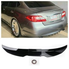 Glossy Black Car Rear Trunk Spoiler Car Boot Wing For Infiniti M34 M37 M45 M56 picture