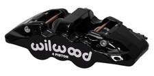 Wilwood 120-13281-BK for Caliper-Aero4-R/H Black 1.62/1.38in Pistons 1.25in Disc picture