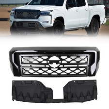 Front Upper Grille Grill Black For 2022-2024 Nissan Frontier S SV 62310-9BU0D picture