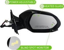 Passenger Side Mirror For 2016-2022 2023 Toyota Prius Power Heated Lamp BSM RH picture