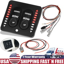 15170-001 LED Indicator Tactile Trim Tab Switch For Lenco Marine Single Actuator picture