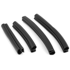 XMHF Car Rubber Sealing Sealed Strip Door Guard Buffer Protector Black black  picture