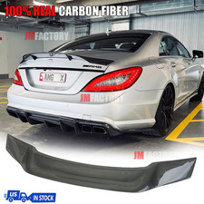 Real Carbon Fiber Rear Trunk Spoiler Wing for Mercedes W218 CLS550 CLS63 12-2017 picture