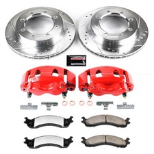 PowerStop Z36 Truck and SUV Ceramic Brake Pad, Drilled & Slotted Rotor, and Cali picture