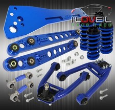 For 96-98 Non-ScaLED Height Adjustment Coil Sleeves + LCA + Subframe Bar +Camber picture