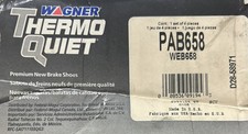 Wagner Thermo Quiet PAB658 WEB658 Set Of 4 Brake Shoes New Old Stock picture