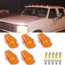 5Pcs For F150 FORD F250 F350 1973-1997 Roof Top Cab Lights Amber marker Lights picture