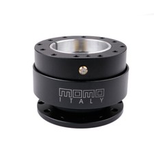 MOMO Black Car Steering Wheel Quick Release HUB Adapter Snap Off Boss Kit picture