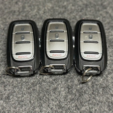 Lot of 3 OEM Chrysler Smart Key Fob Remotes with Emergency Insert Keys - Used picture