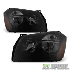 Black Smoke 2005-2007 Dodge Magnum SE SRT SXT RT Headlights Headlamps Left+Right picture