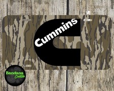 Bottomland Camo Cummins Diesel logo Vehicle Tag picture