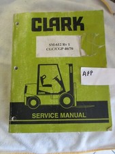 OEM CLARK  CGC CGP 40 50 60 70  CGP460L  ORIGINAL SERVICE MANUAL picture
