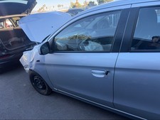 2014-2024 Mitsubishi Mirage Rear Right Door w/ Glass Regulator Silver OEM picture
