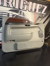 05-07 Ford F250 F350 Lariat LH Left Driver Front Door Panel Gray Wood Grain OE picture