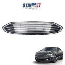 Front Upper Grille For 2017 2018 Ford Fusion Chrome Grill Bumper HS7Z-8200-AA picture