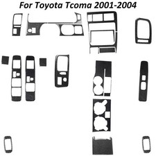 26Pcs Real Carbon Fiber Interior Full Kits Cover Trim For Toyota Tacoma 2001-04 picture