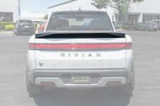 For 22-Up Rivian R1T EOS Performance Matte Black Rear Tailgate Lip Fin Spoiler picture