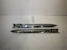 Original 1959 c10 chevrolet 36 Apache Fleetside Fender Chrome Spear Emblem Set picture