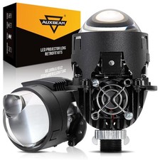 AUXBEAM 2.5 Inch 90W Hi/Lo Beam Bi-LED Projector Lens Headlight H4 H7 9005 9006 picture