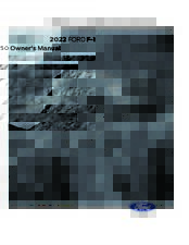 2022 Ford F-150 Owners Manual User Guide picture