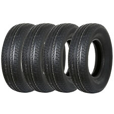 Set of 4 Radial Trailer Tire ST225/75R1510 Ply, ST225-75R15 117N Load Range E picture