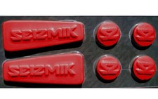 Seizmik Weather Seal Caps for Pursuit Side View Mirrors Red | 18074 picture