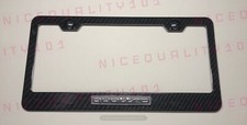 3D Quattro SLine 100% Carbon Fiber Stainless Steel Frame Plate Including Caps picture