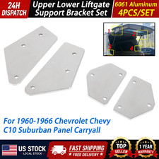 For 1960-1966 Chevy Suburban Panel Carryall Clamshell Liftgate Support Brackets picture