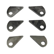 (6) Trailer Ramp Mini Tear Drop Hinge Weld On 2”x3” For 1/2 Clearnace Hole picture