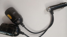 12V Double Power Dual Car Cigarette Lighter Socket Plug Adapter Charger Splitter picture