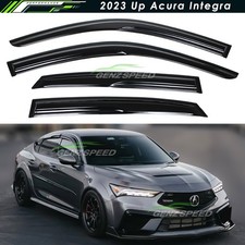 For 2023-2026 Acura Integra JDM Mugen Style Window Visors Rain Guards Deflector picture
