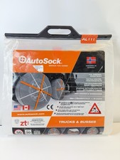 NEW Autosock Commercial Truck & Bus Snow Socks Each Package Contains Two Socks picture