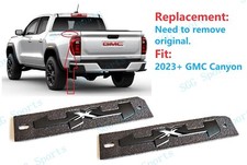 2PCS Matte Black Bed 4x4 4 X 4 Emblem Badge Fit 2023-2025 GMC Canyon picture