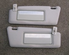 94-00 Mercedes-Benz W202 C Class Left + Right Sunvisor Sun Visor Pair Gray picture