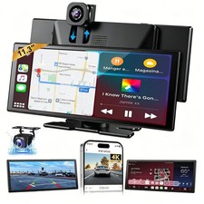 11.3 Inch 4K Portable CarPlay Screen for Car Apple Tablet Android Auto Radio GPS picture