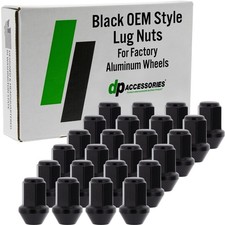 Black Lug Nuts | 2019-2026 GMC Sierra 1500 | Factory Wheels picture