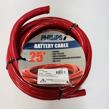 Phillips Industries 3-515 Battery Cable - 4/0 GA. Red, 25 Feet picture