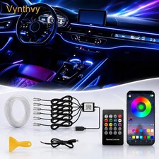 LED Car Interior Strip Light Atmosphere Neon Glow APP-Control Ambient Light Kit picture