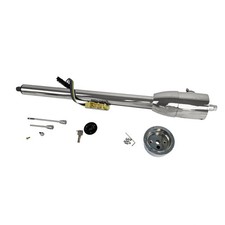 1968 - 1980 Chevy Corvette 33” Chrome Tilt Steering Column KEYED Floor Shift gm picture
