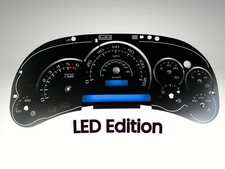 LED Edition Cadillac Escalade Gauge Face Silverado Tahoe Sierra 03-05 New picture