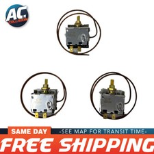 A/C Switch Universal Thermostatic Rotary Switch w/ Copper Capillary Tube, 3 Pack picture