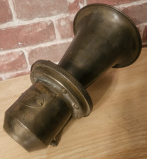 VINTAGE THE DEWITT AUTO  HORN CO. ELECTRIC BRASS CAR HORN picture
