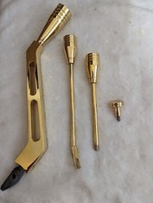 24k Gold plated GM Column Shifter Turn Signal Lever Hazard Tilt KIT picture