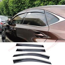 For Lexus NX200t 300h 2015-2021 W/Chrome Window Visor Vent Shades Sun Rain Guard picture