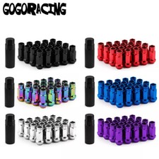 20PCS M12 x 1.25mm M12 x 1.5mm Forged Steel Lug Nuts 47mm Open End Cone Seat Key picture